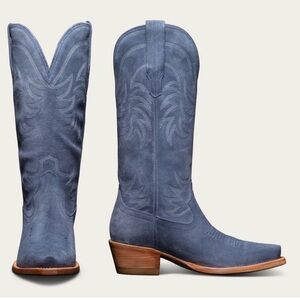 Tecovas Indigo Suede Annie 7.5